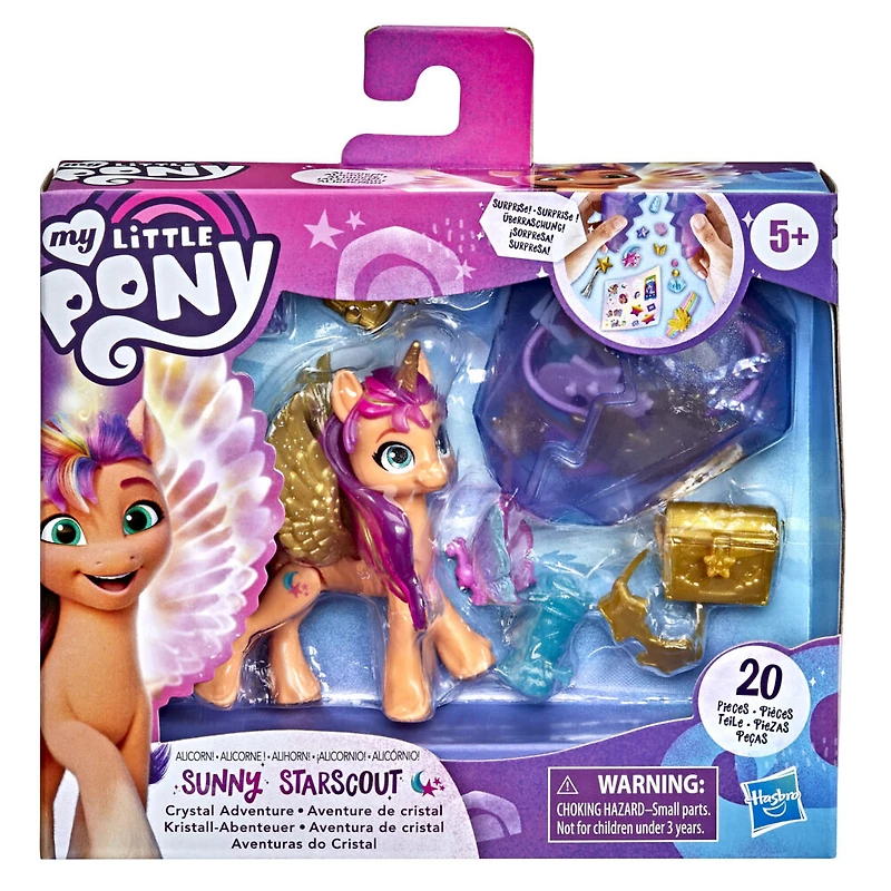 My Little Pony: A New Generation, Aventure de cristal Sunny Starscout, figurine d'alicorne