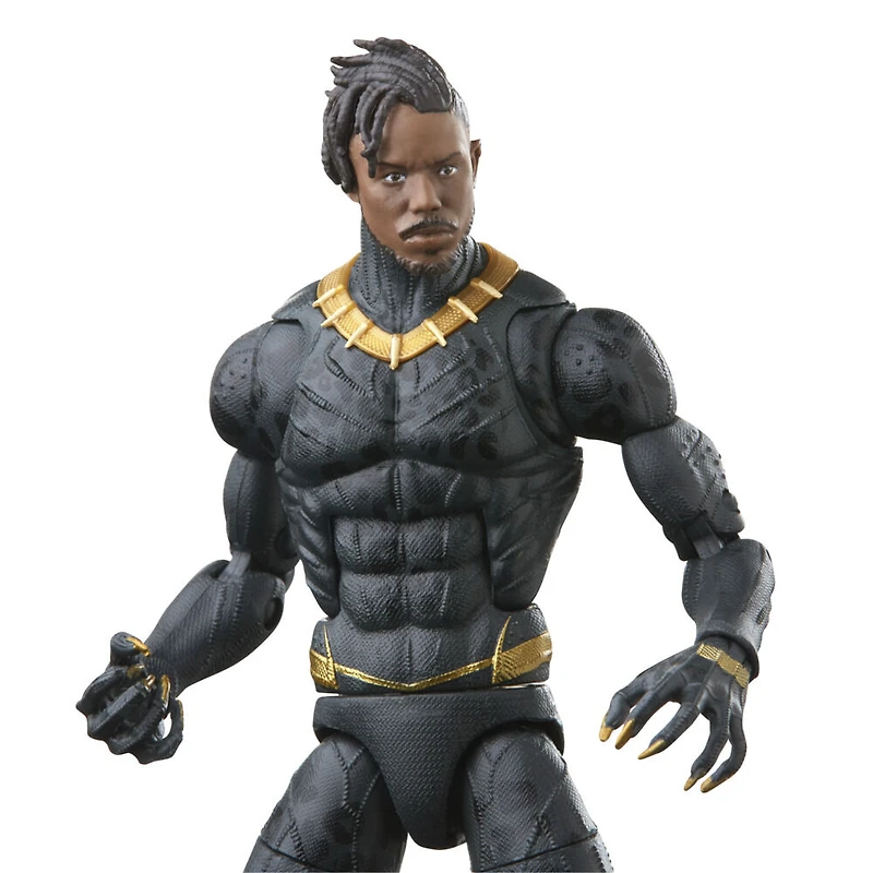 Marvel Legends Series Black Panther Legacy Collection Killmonger 6-inch Action Figure Collectible Toy, 5 Accessories