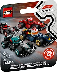 LEGO F1 Voitures de course de F1 à collectionner, Ensemble de construction pour les enfants, Ensemble de jeu de modèles à construire 71049