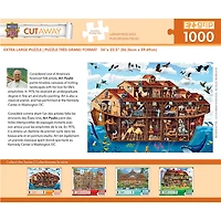 1000 Pièces "EZGrip" "Cut-Aways" "Noah's Ark" Grand Puzzle