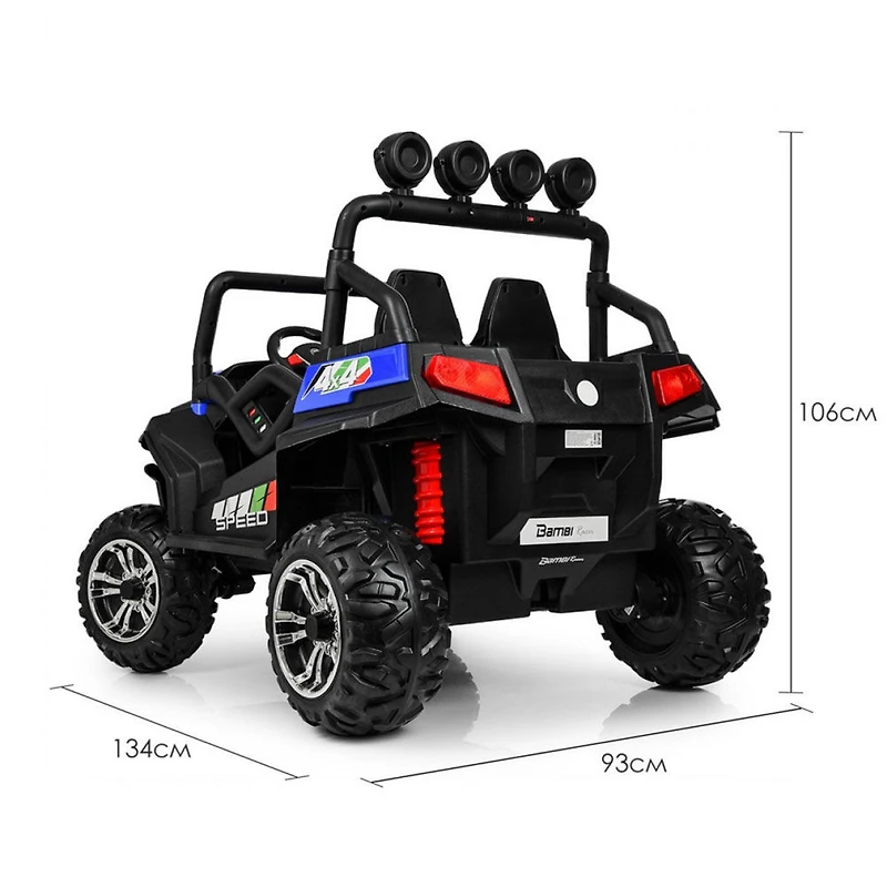 KidsVip 24V Enfants et Tout-Petits UTV Viper 4x4 Voiture Eléctrique avec Commande à Distance - Bleu - Édition anglaise