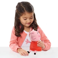 Peluche à Grains Peppa Pig de 20 cm (8 pouces) Peppa Pig, Petit Animal en Peluche Très Doux A Câliner