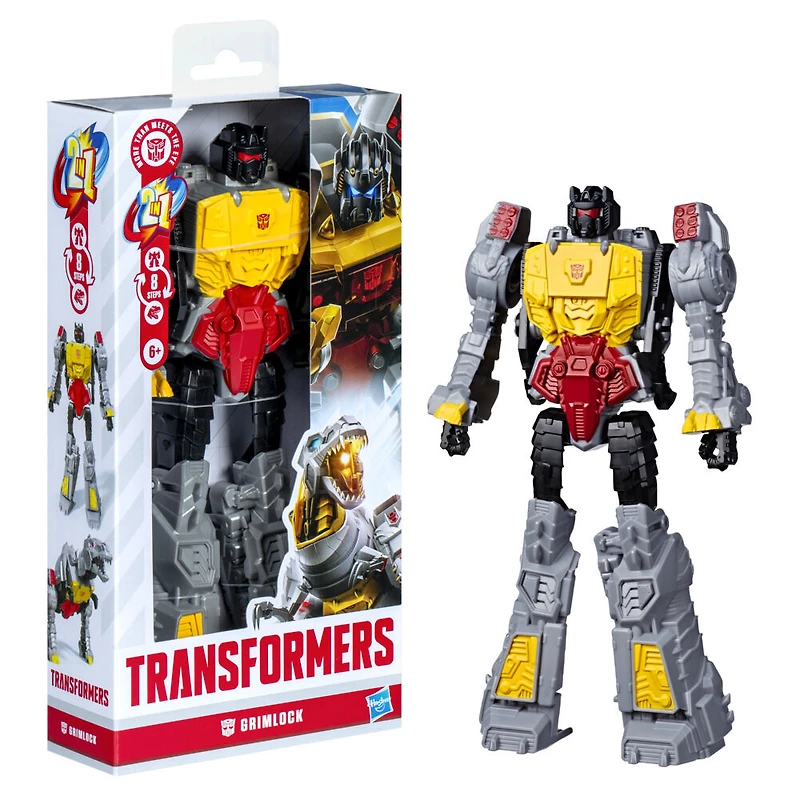 Transformers Authentics Titan Changers, figurine Grimlock, pour enfants à partir de 6 ans