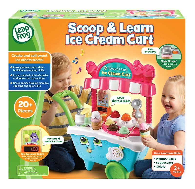 Mon petit chariot de crème glacée éducatif - Édition Anglaise