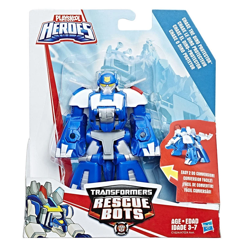 Playskool Heroes Transformers Rescue Bots Chase the Dino Protector