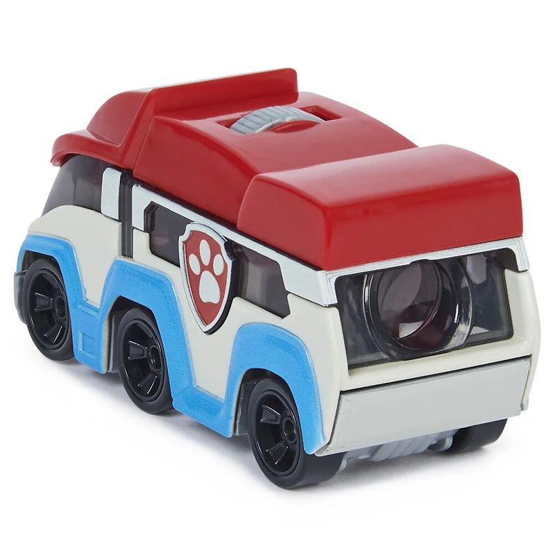 PAW Patrol, Jouet viseur Peek-A-View Vehicle Paw Patroller True Metal du film avec 4 scènes