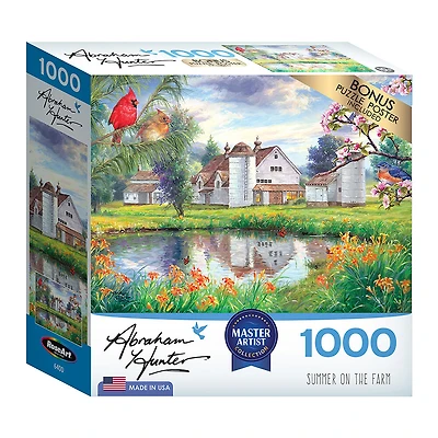 Abraham Hunter Cra-Z-Art Casse-têtes 1000pc - Summer On The Farm