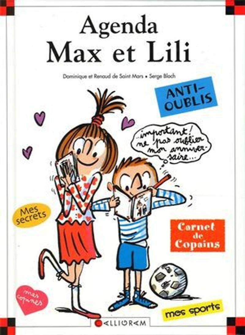 Agenda Max Et Lili