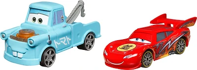 Coffrets de 2 Drift Party Mater & Dragon Mcqueen du film "Les Bagnoles 3" ("Cars 3") de Disney et Pixar