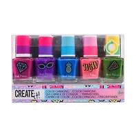 Create-It! Vernis À Ongles Changeant De Couleur Pack De 5