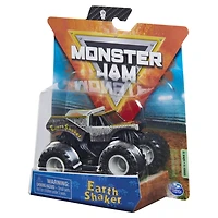 Monster Jam, Monster truck Earth Shaker officiel, véhicule en métal moulé, série Over Cast, échelle 1:64