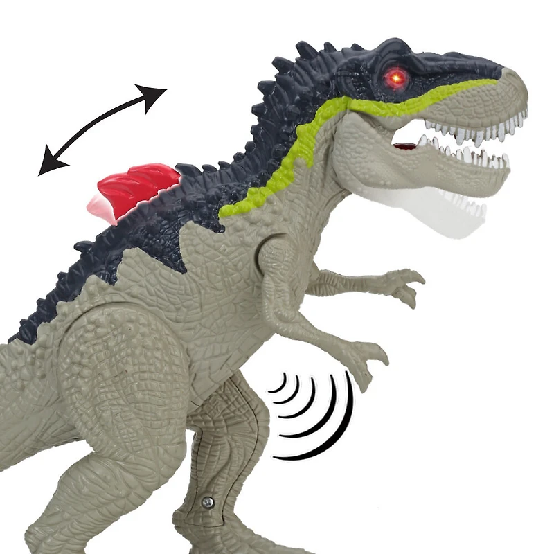 Dino Lumiere et son - 1 par commande, la couleur peut varier.