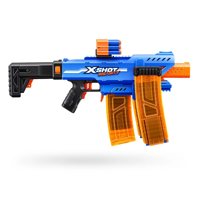 XSHOT Insanity Motorized Clip Mania (72 Darts) by Zuru