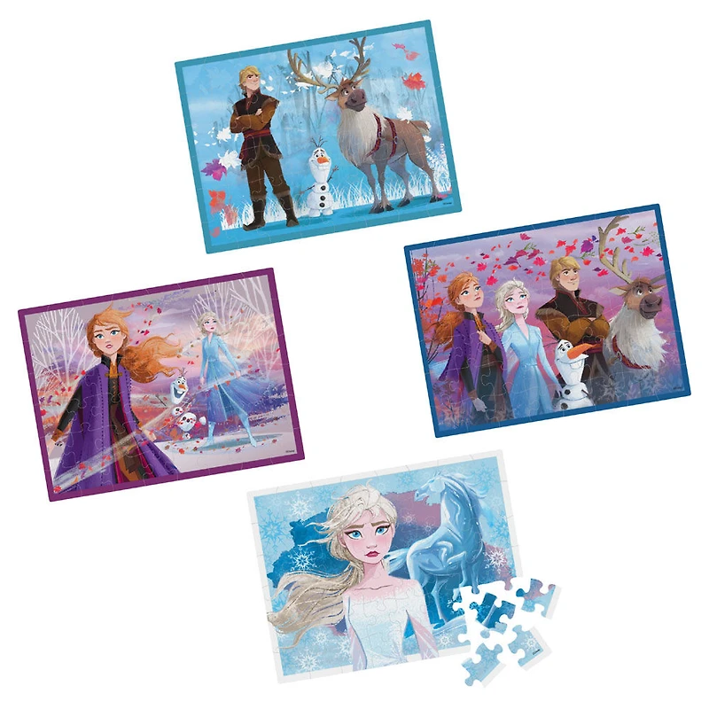 Disney Frozen 2 4-Pack of Jigsaw Puzzles