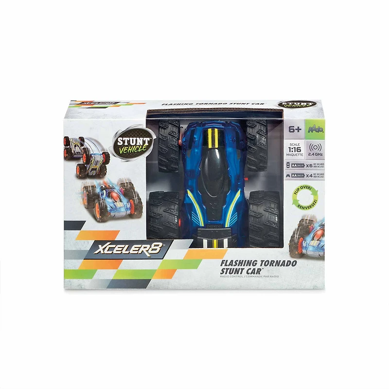 Xceler8 1:16 RC Flashing Tornado Stunt Car - R Exclusive