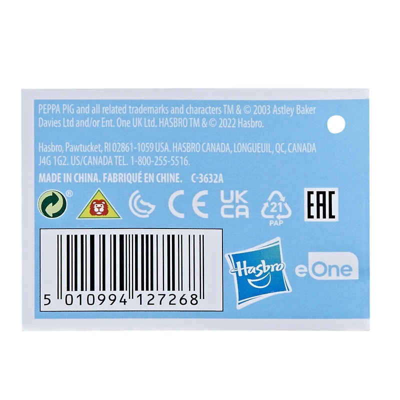 Peppa Pig Little Buggy Vehicle Preschool Toy with Attached Figure Inside (Freddy Fox in Police Car)