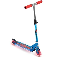 Trottinette Electro-Light Inline avec Marvel Spider-Man de Huffy, Rouge et Bleu