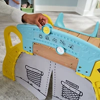 KidKraft - Module de camping et de glissade à escalader pour tout-petits avec tente-cachette<br>