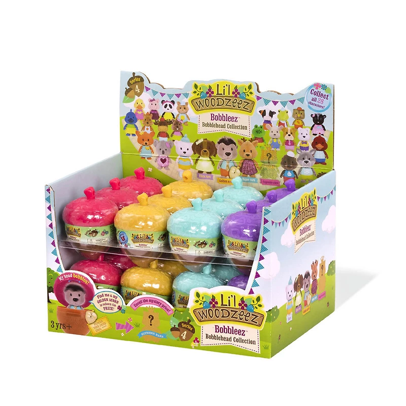 Woodzeez, Li'L Woodzeez, Bobbleez, Toy Bobblehead Character in Acorn