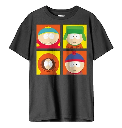 South Park- Pop Art Black T-Shirt