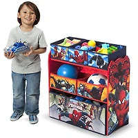 Delta Children  - Marvel Spider-Man 6-Bin Toy Storage Organizer