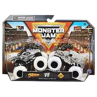 Monster Jam, Monster trucks officiels en métal moulé Dragon Vs. Yeti, échelle 1:64