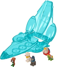 Fisher-Price DC League of Super-Pets Invisible Jet Case with Figures