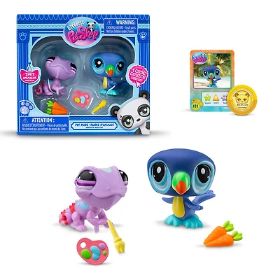 Littlest Pet Shop Pet Pairs, Paquet De 2 Amis Artistiques