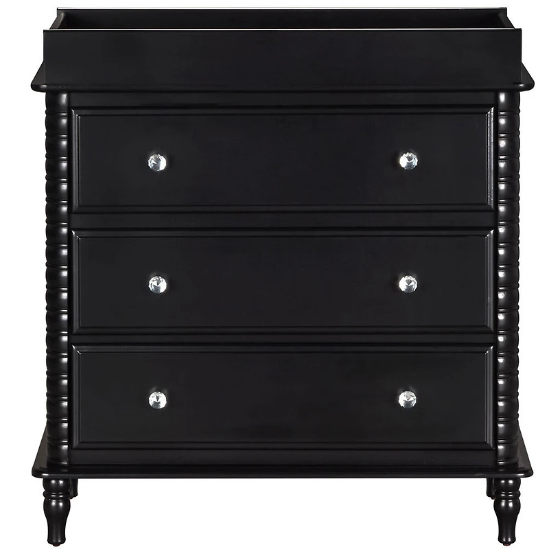 Rowan Valley Linden 3 tiroirs Commode, Noir