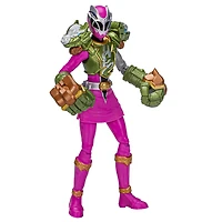 Power Rangers Dino Fury Ranger rose Armure Smash, figurine Power Rangers de 15 cm