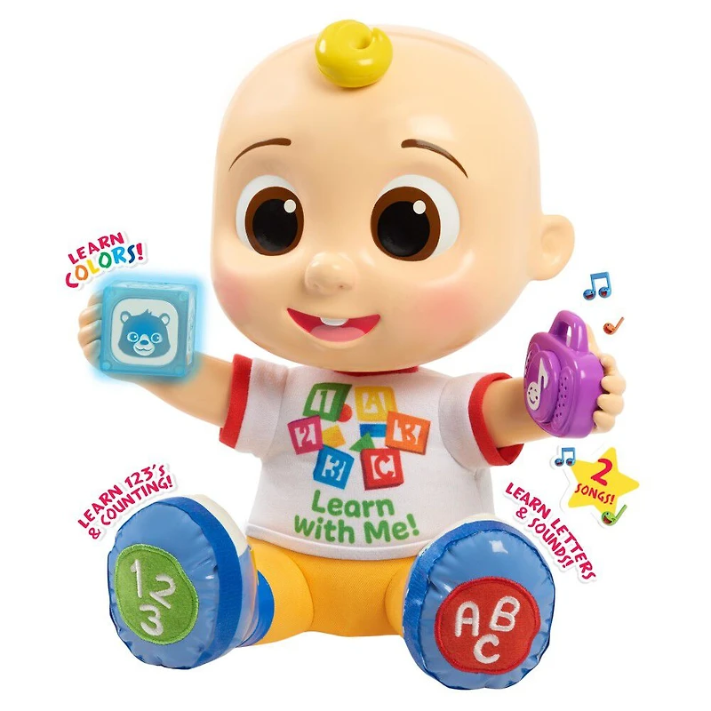 CoComelon Interactive Learning JJ Doll with Lights, Sounds, and Music