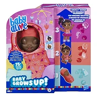 Baby Alive Baby Grows Up (Sweet) - Sweet Blossom or Lovely Rosie, Growing and Talking Baby Doll