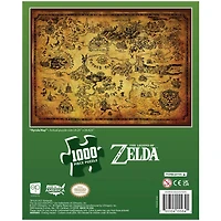 The Legend of Zelda "Hyrule Map" 1000 Piece Puzzle - English Edition