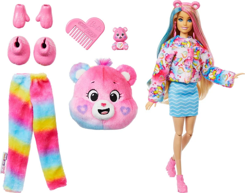 Barbie-Poupée Barbie Cutie Reveal Bisounours-avec 10 surprises