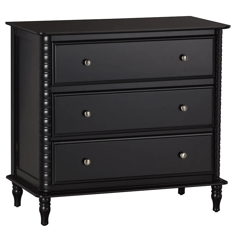 Rowan Valley Linden 3 tiroirs Commode, Noir