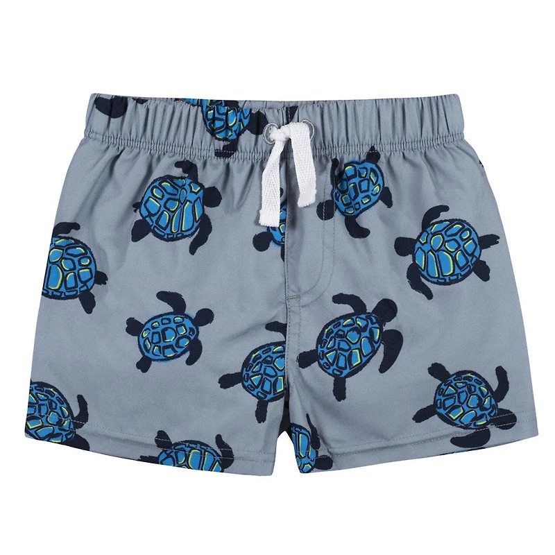 Gerber - 2-Piece Baby & Toddler Sea Friends Rash Guard & Swim Trunks Set