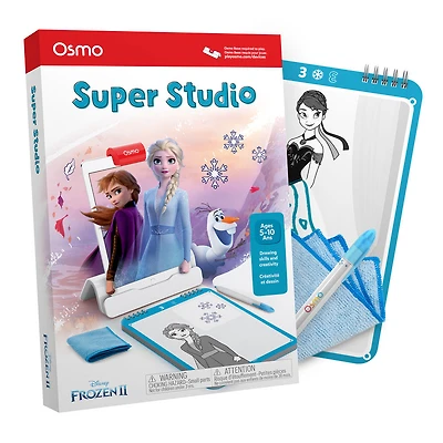 Osmo - Super Studio Frozen 2: Jeu de dessin (Une base Osmo est nécessaire pour jouer)