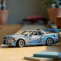 LEGO Technic 2 Fast 2 Furious Nissan Skyline GT-R (R34) Car - DIY Kit for Adults 18+ - 42210