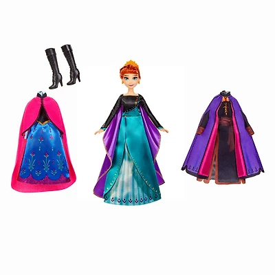 Disney La Reine des neiges, poupée mannequin Tenues d'Anna avec 3 robes