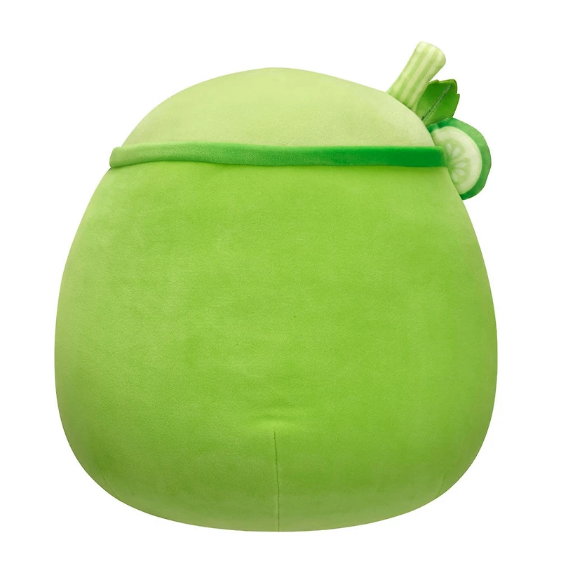 Peluche Squishmallows 12" -  Townes the Green Juice aux yeux fermés