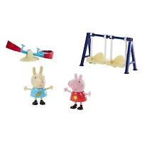 Peppa Pig Peppa's Adventures Peppa's Outside Fun, with 2 Figures and 3 Accessories