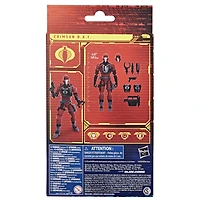 G.I. Joe Classified Series, figurine CRIMSON B.A.T. 60 de collection avec accessoires multiples, emballage spécial
