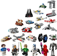 LEGO Star Wars 2024 Advent Calendar for Kids, Building Set with 6 Star Wars Figures and 18 Mini Toys, 75395