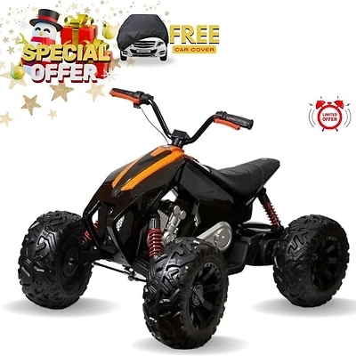 VTT / Quad utilitaire sport KidsVip 24V - Noir - Édition anglaise