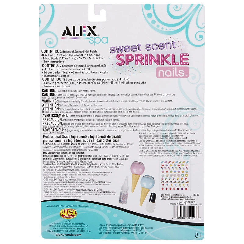 Sweet Scent Sprinkle Nails