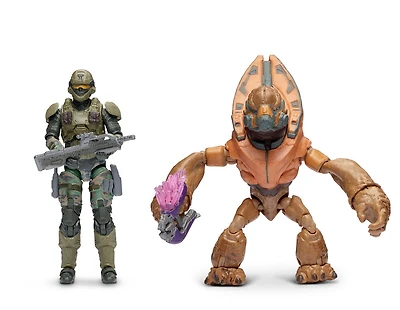 Halo - paquet de 2 figurines de 9,5 cm - UNSC Marine B vs Grunt Conscript