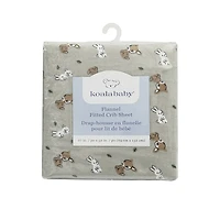 Koala Baby 1 pack Flannel Sheet Woodland Bunny