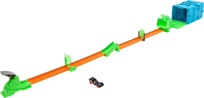 Hot Wheels Boîte Super Saut Toxique 10 éléments de piste