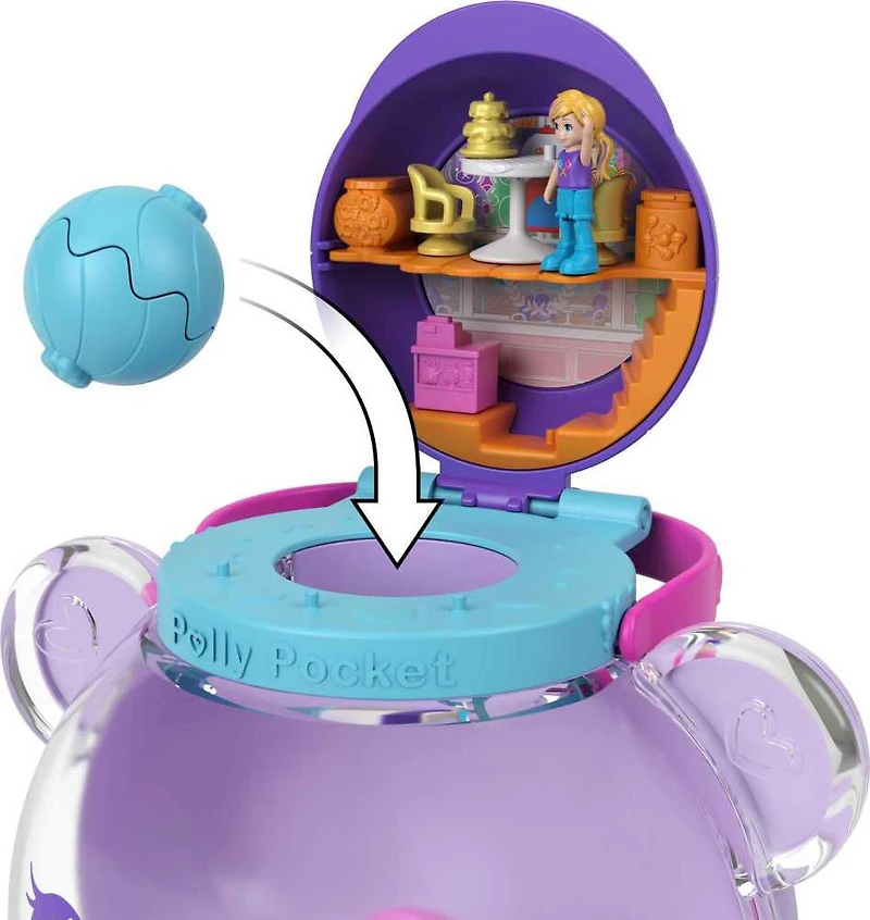 Coffret de jeu Ourson à boules de gomme Polly Pocket
