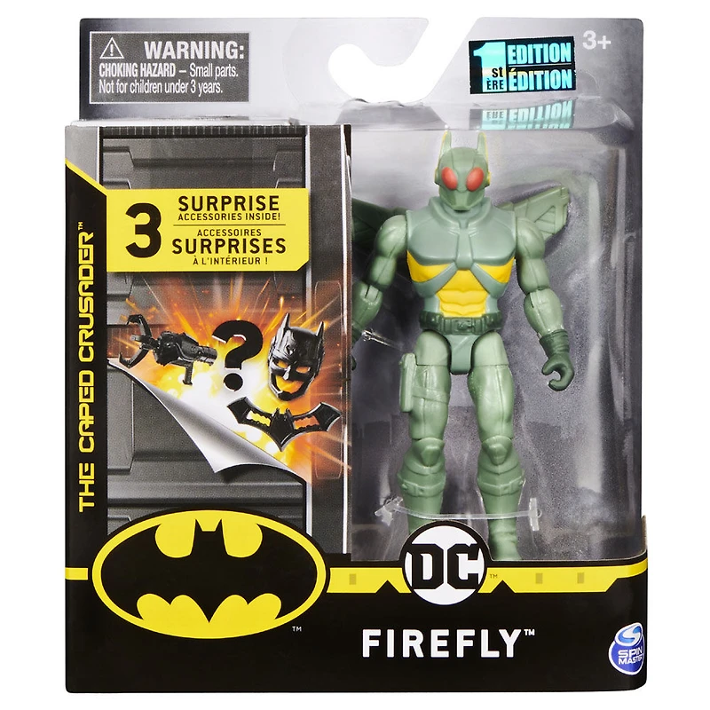 BATMAN, Figurine articulée FIREFLY de 10 cm avec 3 accessoires mystère